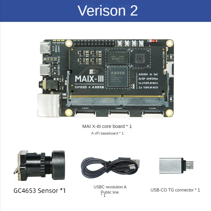 MAIX-III AX-Pi AI Shimmering Night Vision AIxinpad Linux Development Board Artificial Intelligence