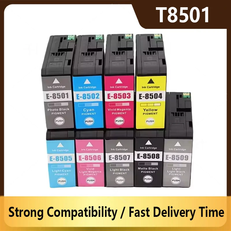 

P800 Compatible Ink Cartridge For Epson T8501 T8502 T8503 T8504 T8505 T8506 T8507 T8508 T8509 Surecolor P800 Printer