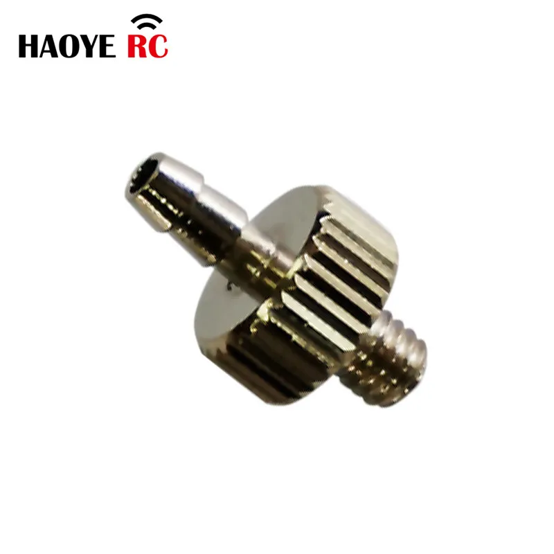 Haoye 2 uds Alu Dot boquilla de Metal conector de tanque de aceite boquillas accesorio de tanque de aceite para Nitro Gas RC barco coche avión Accesorios
