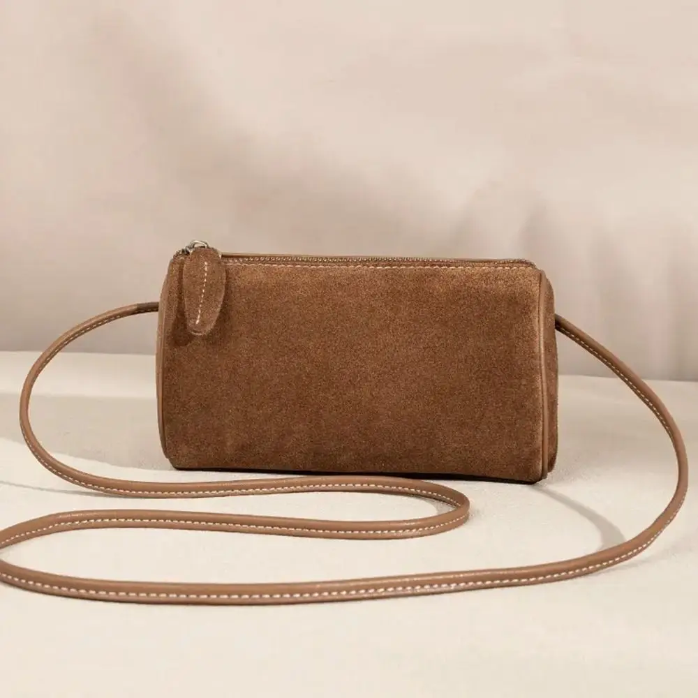 Fashion Vintage Women Suede Handbag Elegant Casual Crossbody Bags Fleece Large Capacity Ladies Hand Bags for Ladies