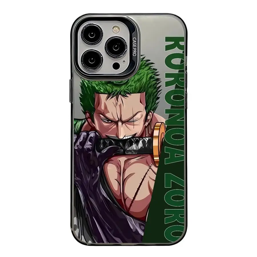 Ones Pieces Anime Z-Zoro Phone Case for Apple iPhone 15 Pro Max 16 Pro 14 Pro 13 12 11 Pro Max 14 Plus Protective Soft Shell