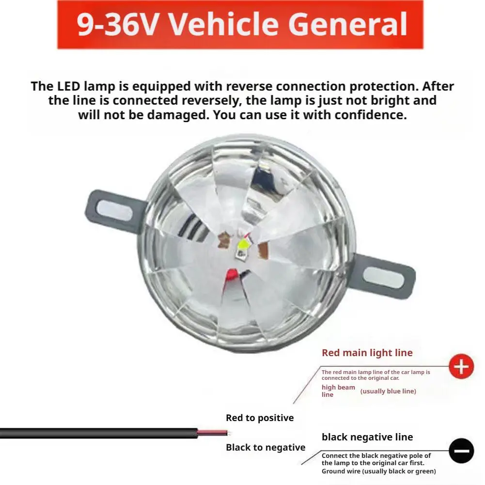مكافحة الباب الخلفي هيكل السيارة أضواء متعدد الألوان مكافحة الضباب مصباح ليد 18 طرق التبديل منع الاصطدام الخلفي 1/2/4 قطعة #4