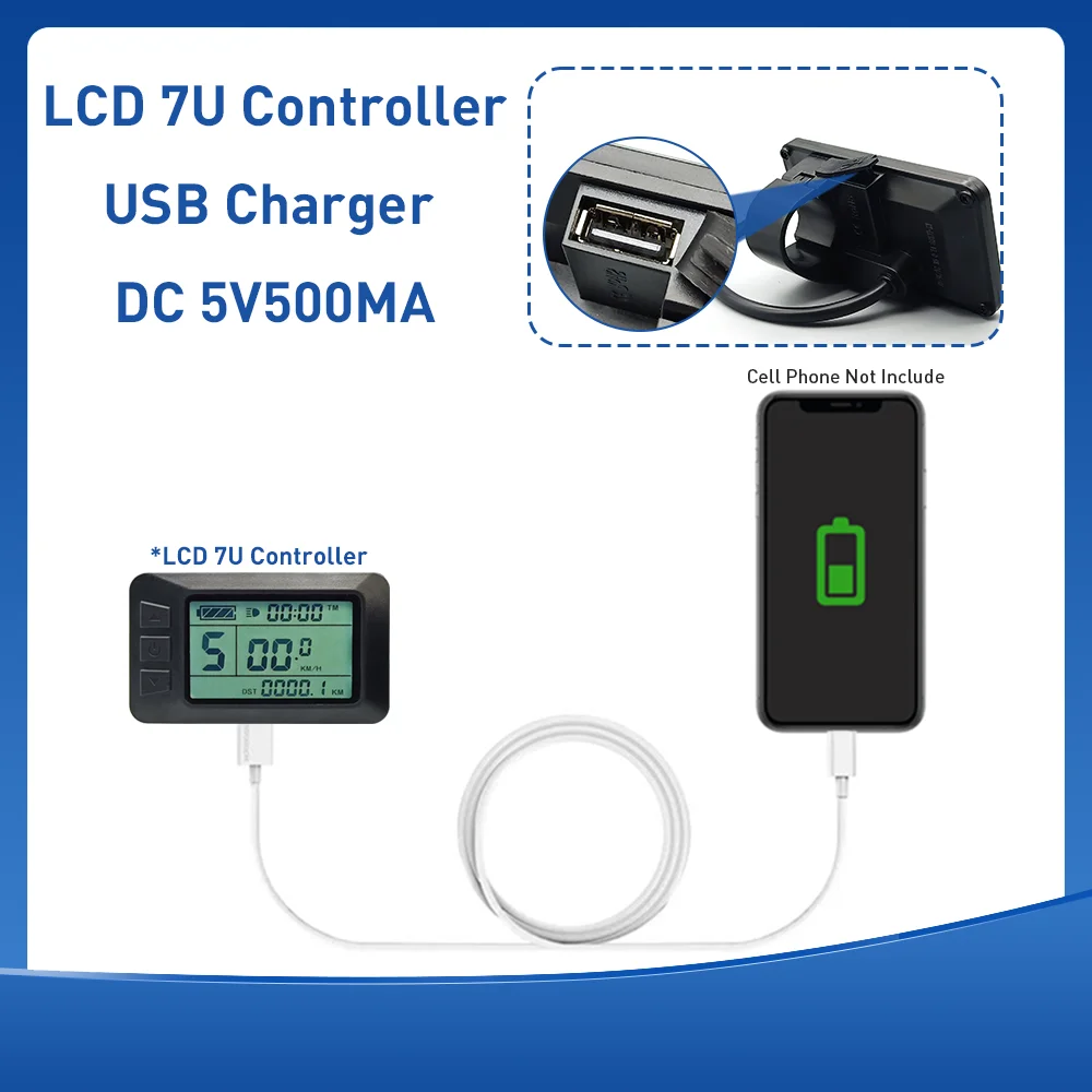 إبيك كونتنغ عرض LCD7U LCD7C للماء دراجات كهربائية التبعي عرض ، مع وظيفة الناقل التسلسلي العام