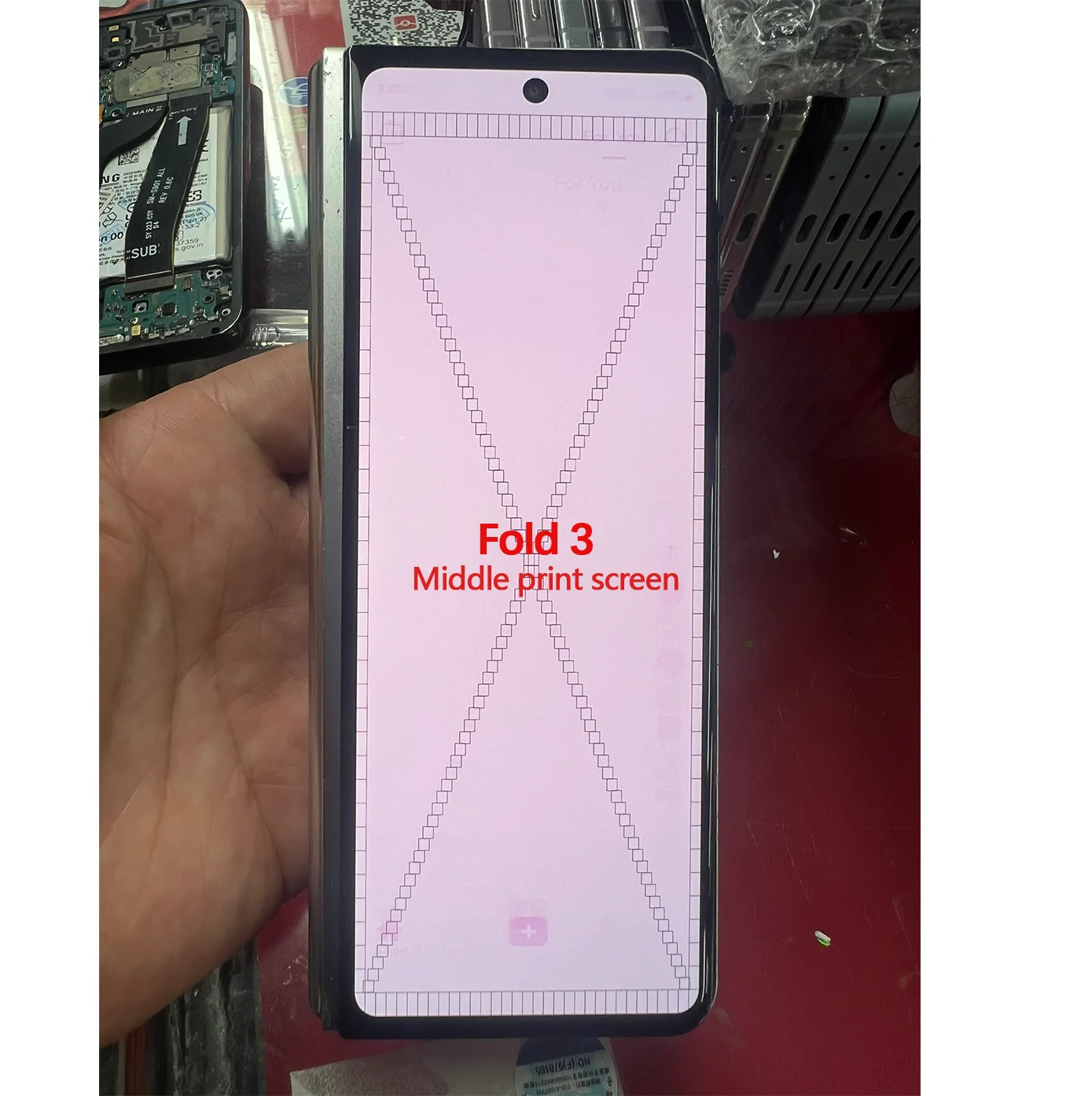 amoled-touch-screen-digitizer-assembly-with-frame-defect-lcd-for-samsung-galaxy-z-fold-3-f926b-small-screen