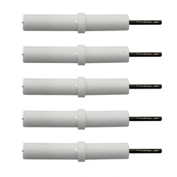 56mm Ceramic Electrode Needle Ignition Electric Unit Part Ceramic Igniter Spare for Kitchen Gas Cooker Stove Accessories 5PCS