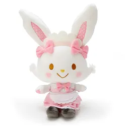 Maid Outfit Wish Me Mell Bunny Plush Toy Kawaii Cute Anime Keychain Key Ball Chain Keyring Kids Toys for Girls Birthday Gift