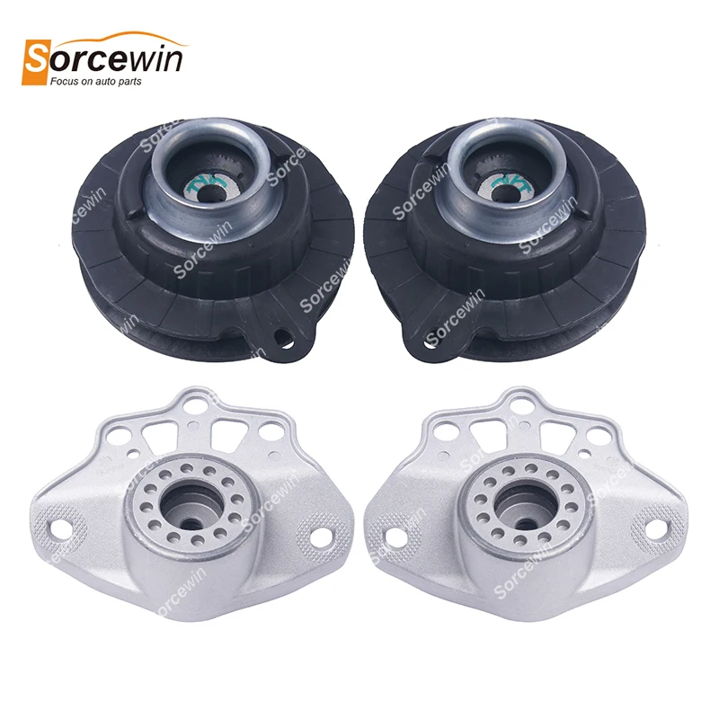 4PCS For Jeep Cherokee KL Chrysler Dodge Dart Rear Front Suspension Strut Mount Retainer Kit Top Rubber 68239130AA 68239131AA