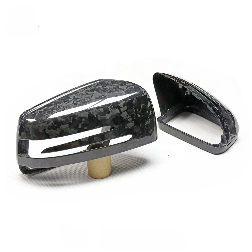 ZAIQU cubierta de espejo de fibra de carbono seca forjada para W204 W212 W221 W117 W176 W218 W246 W218 X204 X156 2013-2017 reemplazar