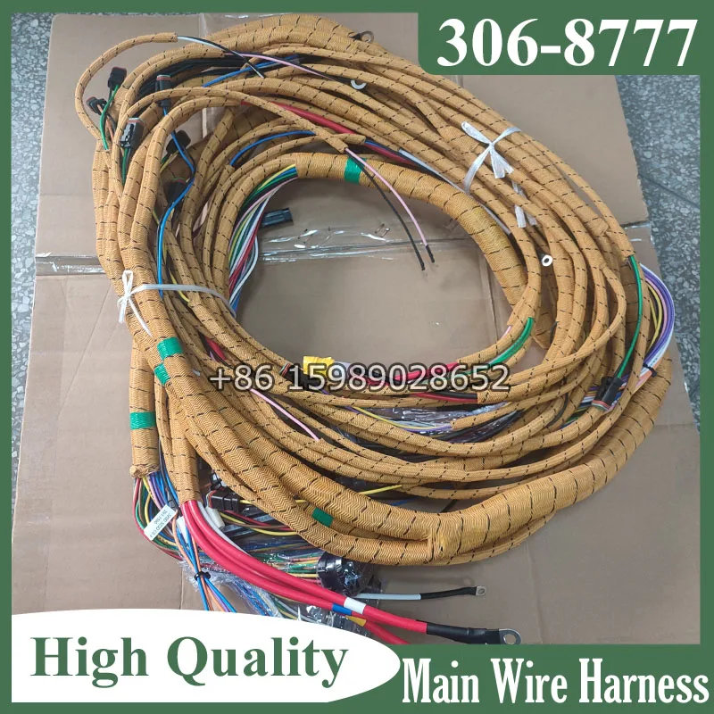 306-8777 3068777 Main Wire Harness for Caterpillar Excavator 323D 320C Excavator Spare Parts