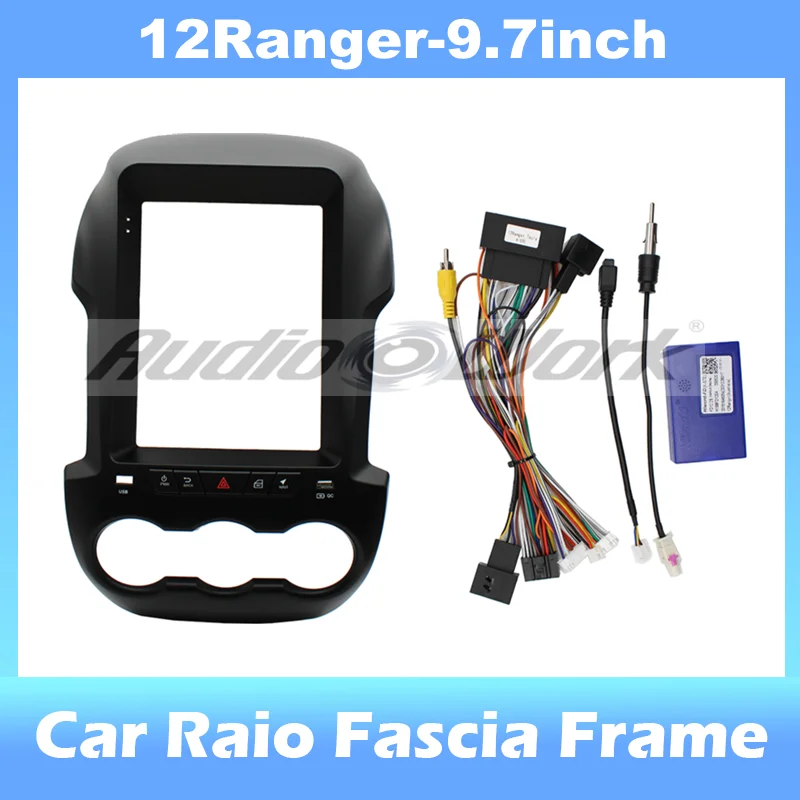 

9.7-inch 2din Car Radio Dashboard For 12Ranger- Stereo Panel, For Teyes Car Panel With Dual Din CD DVD Frame