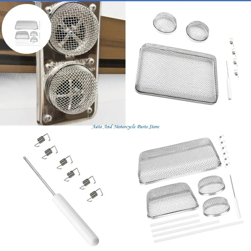 P9FD Stainless Construction Insect Screen Easy Installation Trailer Vent Cover