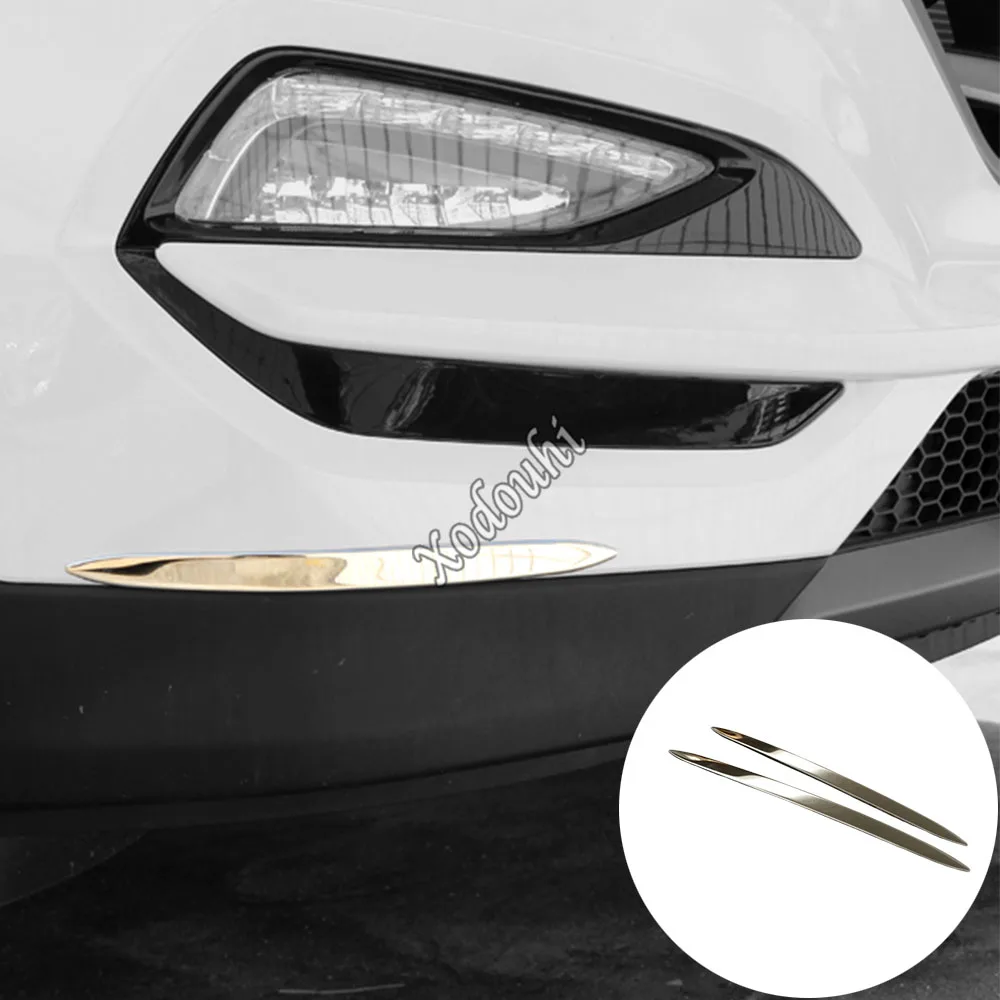 

Для Hyundai Tucson 2015 2016 2017 2018, передний и задний боковой бампер из нержавеющей стали, угловая защита, накладка, анти-натиральная крышка