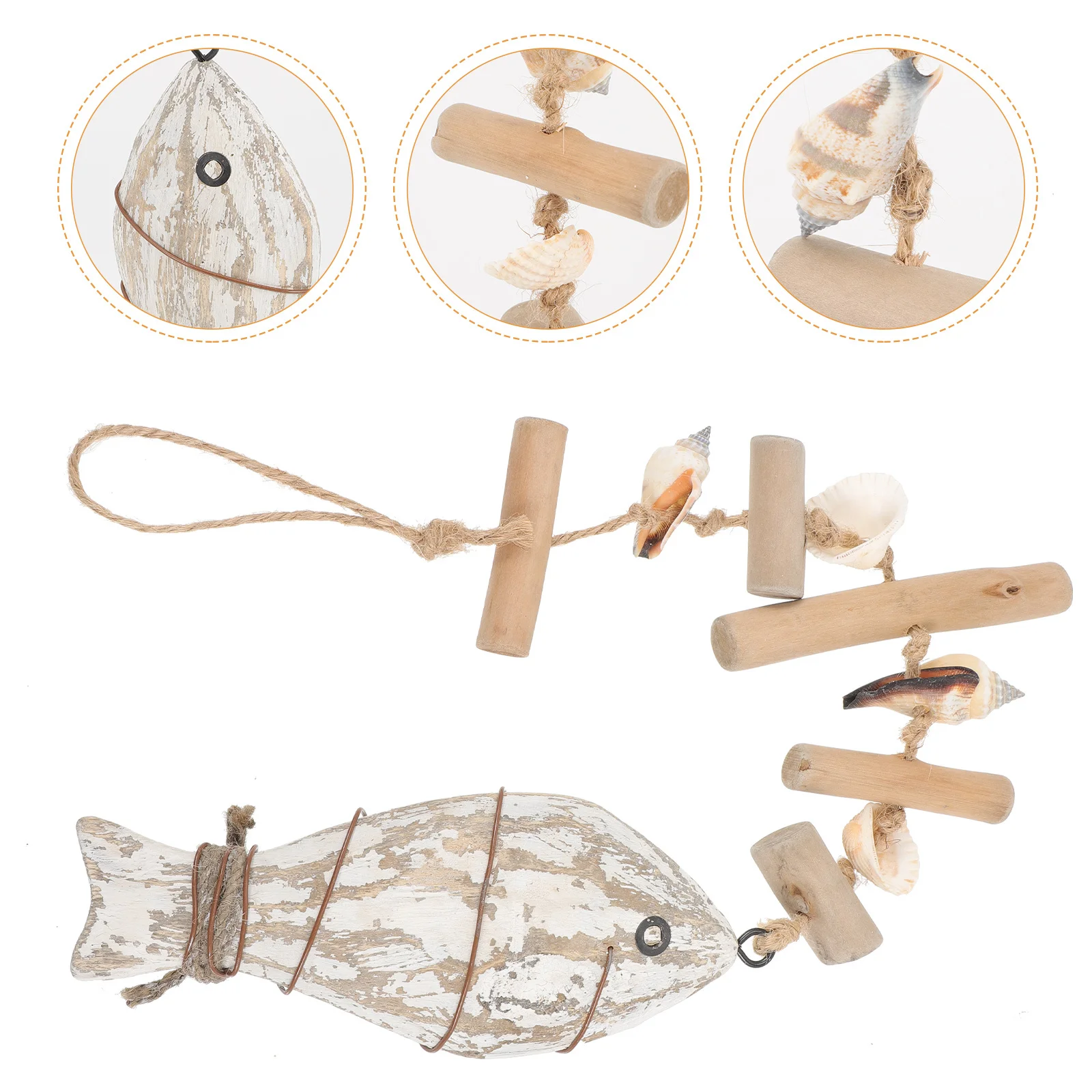 

Nautical Rustic Fish Decor Marine Hanging Ornament Home Decoration Wall Pendants 's Room