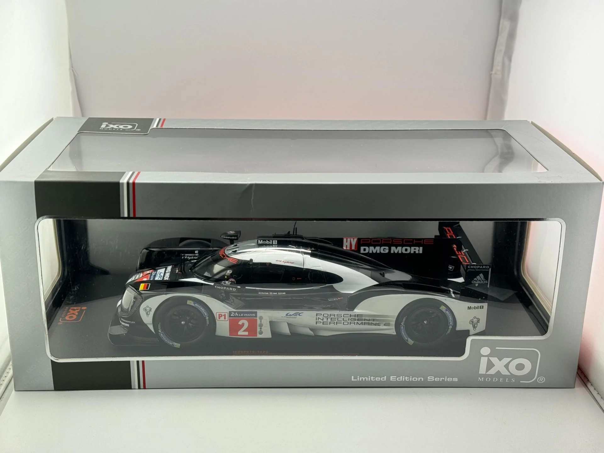 

Модель автомобиля IXO 1/18, литая под давлением, гибрид 919, чемпион 24-часовых гонок Ле-Мана 2016 года, из сплава