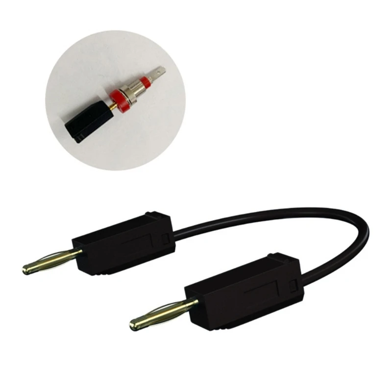 バナナ バナナ プラグ テスト リード 測定ライン マルチメータ ジャンパー ワイヤ 電気テスト ケーブル スタッカブル バナナ プラグ ワイヤ