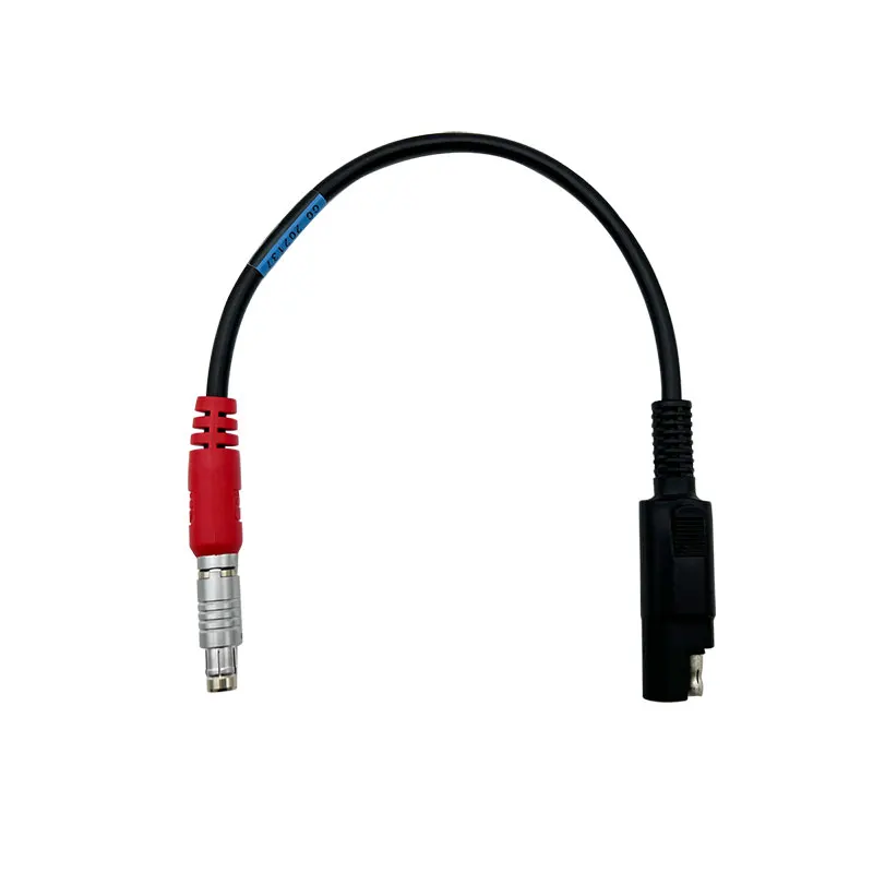 New Power Cable A00302 For GPS HiPer HiPer Lite Wired To SAE 2-pin Flat Connector GA/GB GR-3 GR5 GB-500 GB 1000