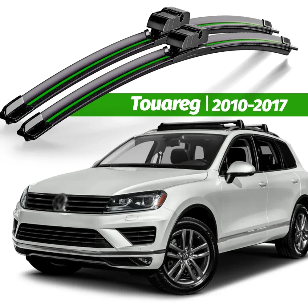 

Wiper LHD Front Wiper Blades For VW Touareg 2010 - 2017 2016 2015 Windshield Windscreen Window Rain Brushes 26"+26" Accessories