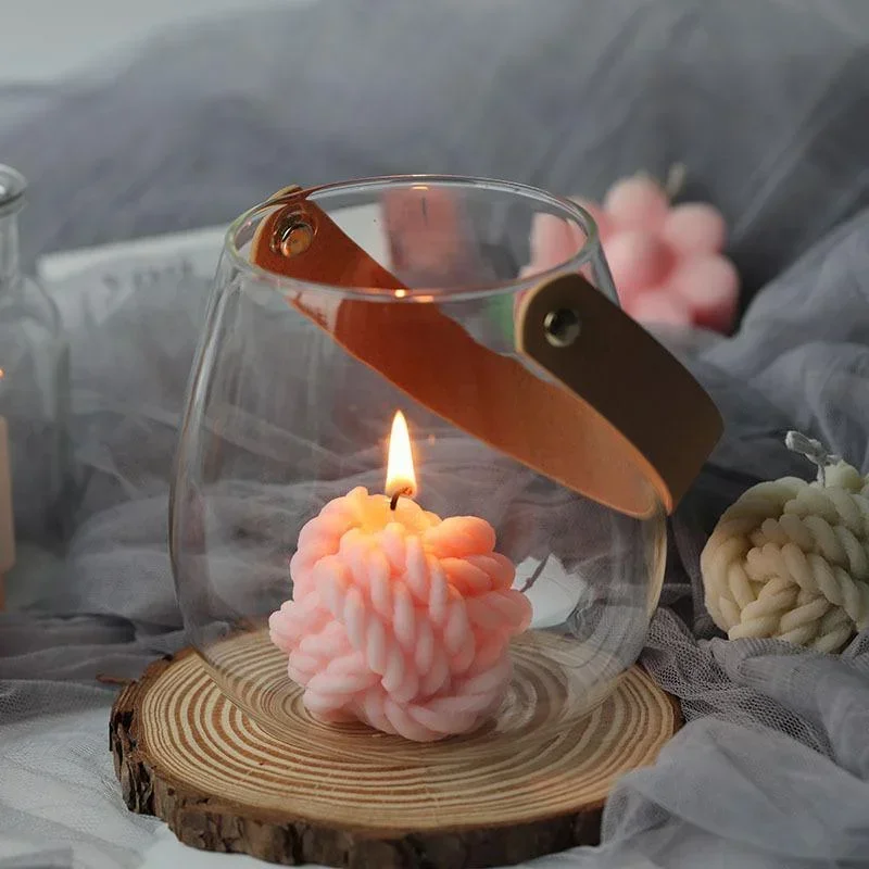 

3D Silicone Mold Candle Making Cake Yarn Ball Shape Cute Mousse Chocolate Cake Resin Candle Wax Mold
