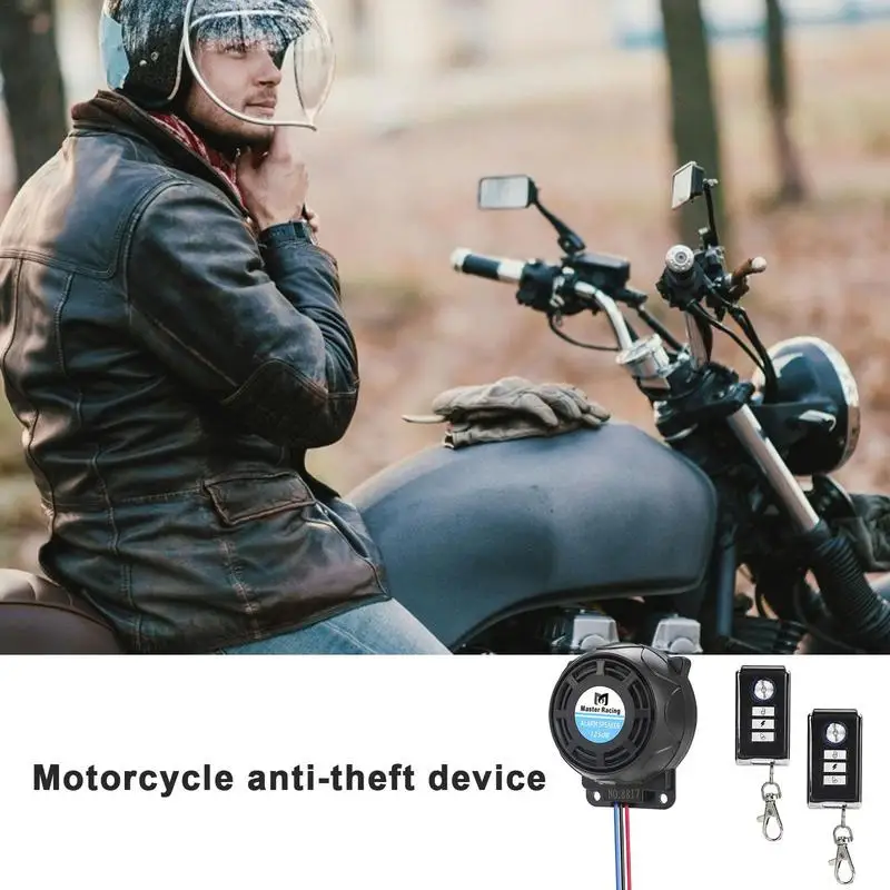 

Anti-theft Motorcycle Alarm Bike Anti-theft Alarm Anti-interference Metal Antitheft Products E-Bike 125dB Sound Vibration Alarm