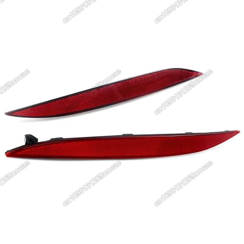Red Rear Bumper Reflector Warning Reflective Strips For Tesla Model X 2016-2023 Left 1034342-00-C Right 1034343-00-C Replacement