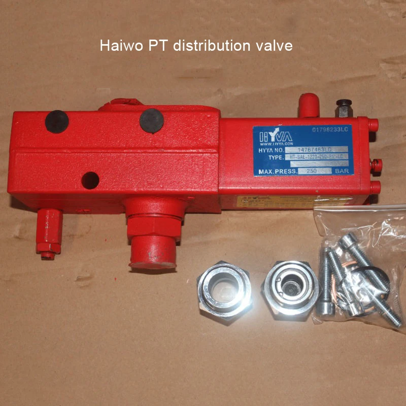 รถดัมพ์สําหรับงานหนัก วาล์วทิศทางแบบนิวแมติกแบบ Descent ช้า วาล์วถังเชื้อเพลิงอัลฟ่า ปรับให้เข้ากับวาล์วกระจาย Haiwo