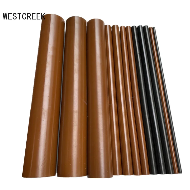 

WESTCREEK Imported Vespel-SP1 Brown PI Rods and Sheets Black Polyimide Round Rods Insulated Conductive Antistatic