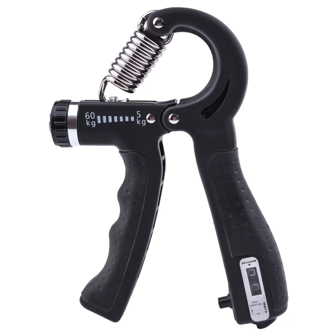 5-60Kg Adjustable Heavy Duty Grip Strength Grip Wrist Rehabilitation Developer Grip Strength Fitness Equipment Counting Dynamome