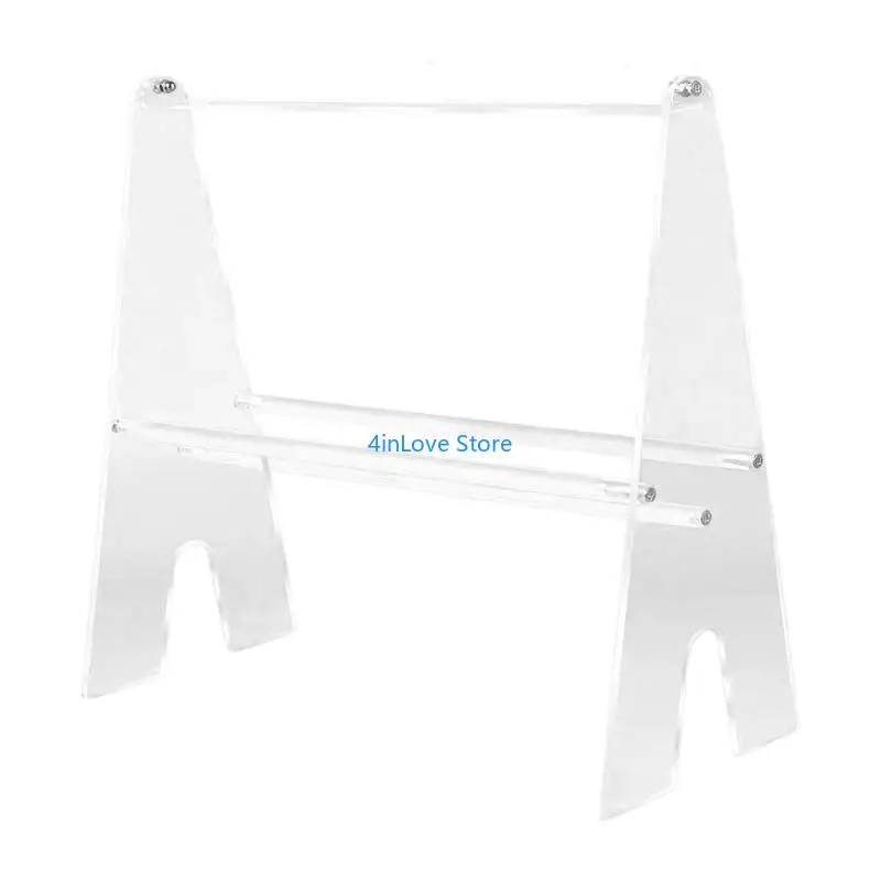 

T4MD Practical Sturdy Acrylics Hairband Display Clear and Sturdy Storage Case Portable for Trendy Women Ladies All Ages