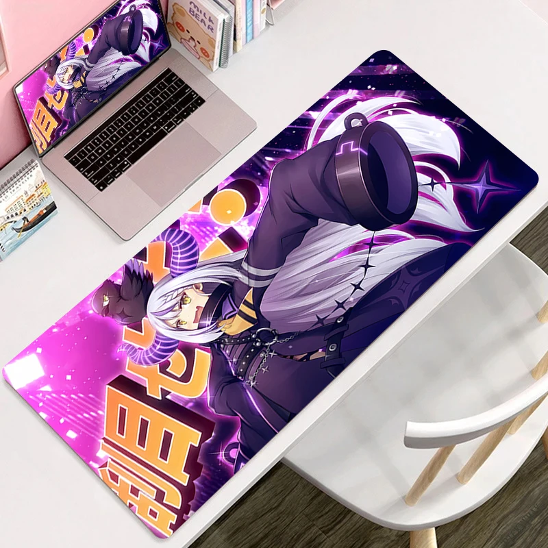 Hololive La Darknesss Mousepad Laptop Anime Girl Kawaii Table Mat Anti Slip Office Decor Keyboard Mouse Pad XXL Large Mouse Mats