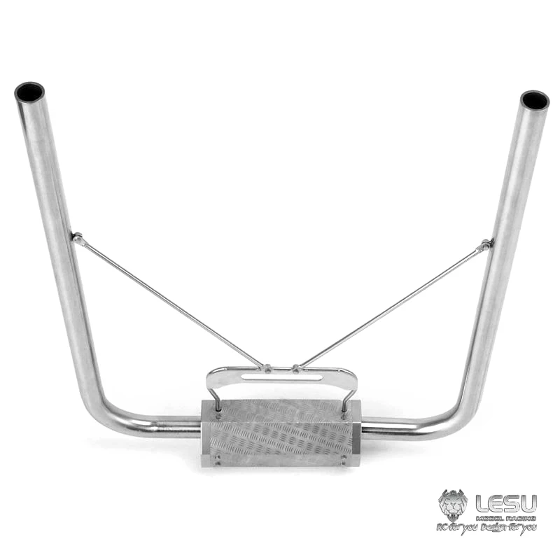 LESU Metal Exhaust Pipe Chimney for 1/14 TAMIYA RC Scania R470 R620 Tractor Truck DIY Car Model