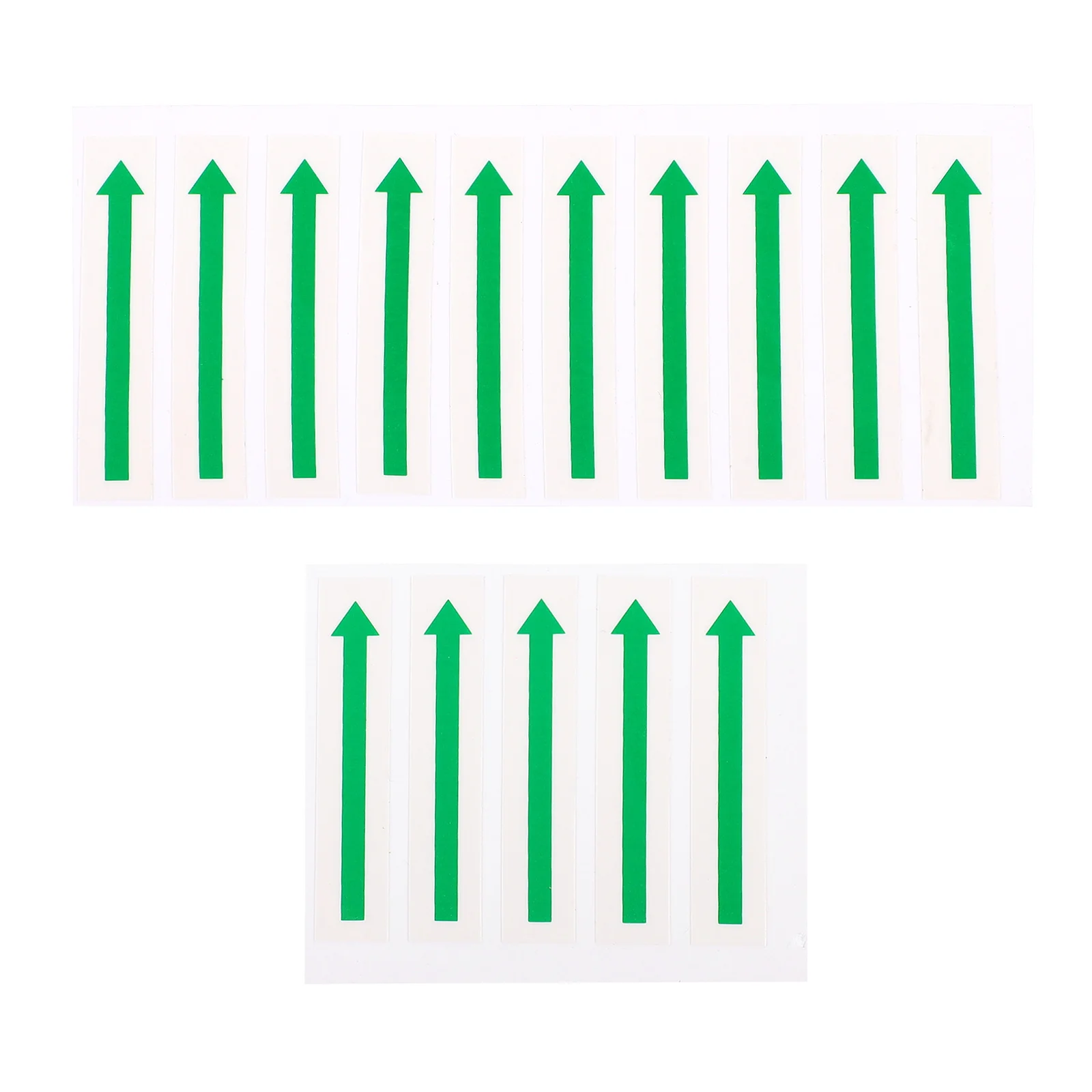 15Pcs Arrow Straight One-Way Decal Warning Sticker for Factory School Office Safety Direction Indicator