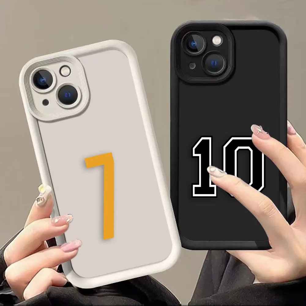 

Football Jersey Number 10 7 9 Phone Case For REALME 7 7I 8 8I 9 11 12 13 14 C35 C53 C55 C63 C65 C67 C71 C75 GT 3 6 NEO 5 Case