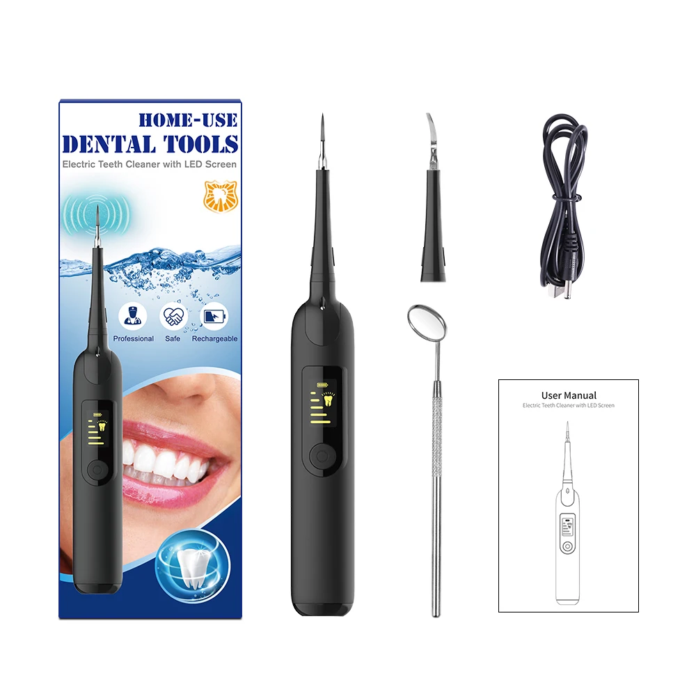 

Electric Dental Scaler Toothbrush Stains Dental Tartar Calculus Remover Tooth Cleaner Teeth Whitening Oral Irrigation Care Tool