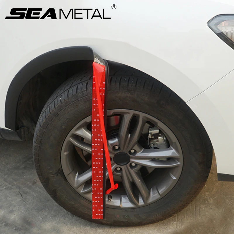 SEAMETAL Fender Seal Strip Rubber Car Wheel Eyebrow Mud Guard  Anti-Collision Strip Arches Wing Expander Car Mudguard Protector