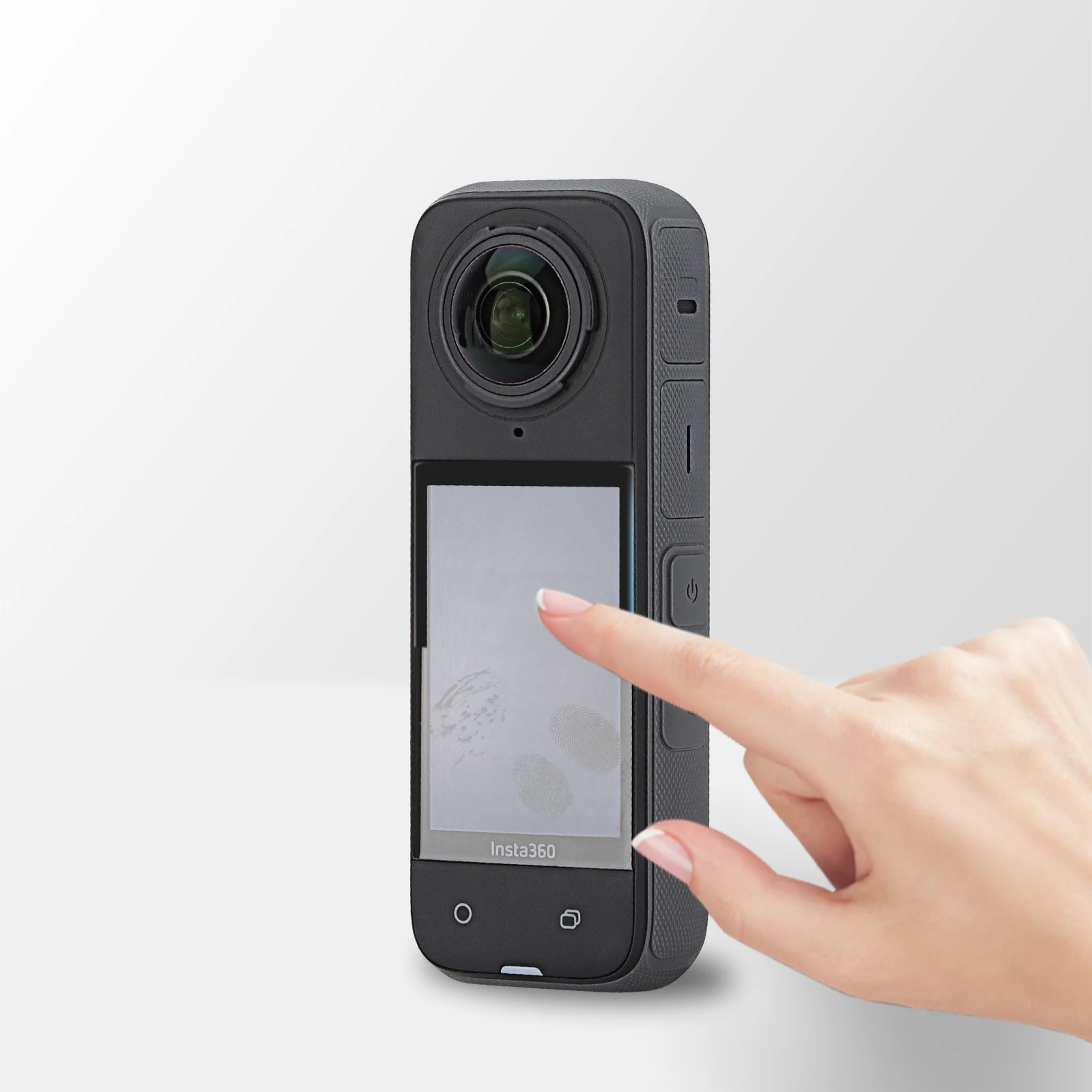 Pellicola temperata curva 9HD per Insta360 X5 X4 Pellicola protettiva antigraffio anti-scoppio per accessori Insta360 X4