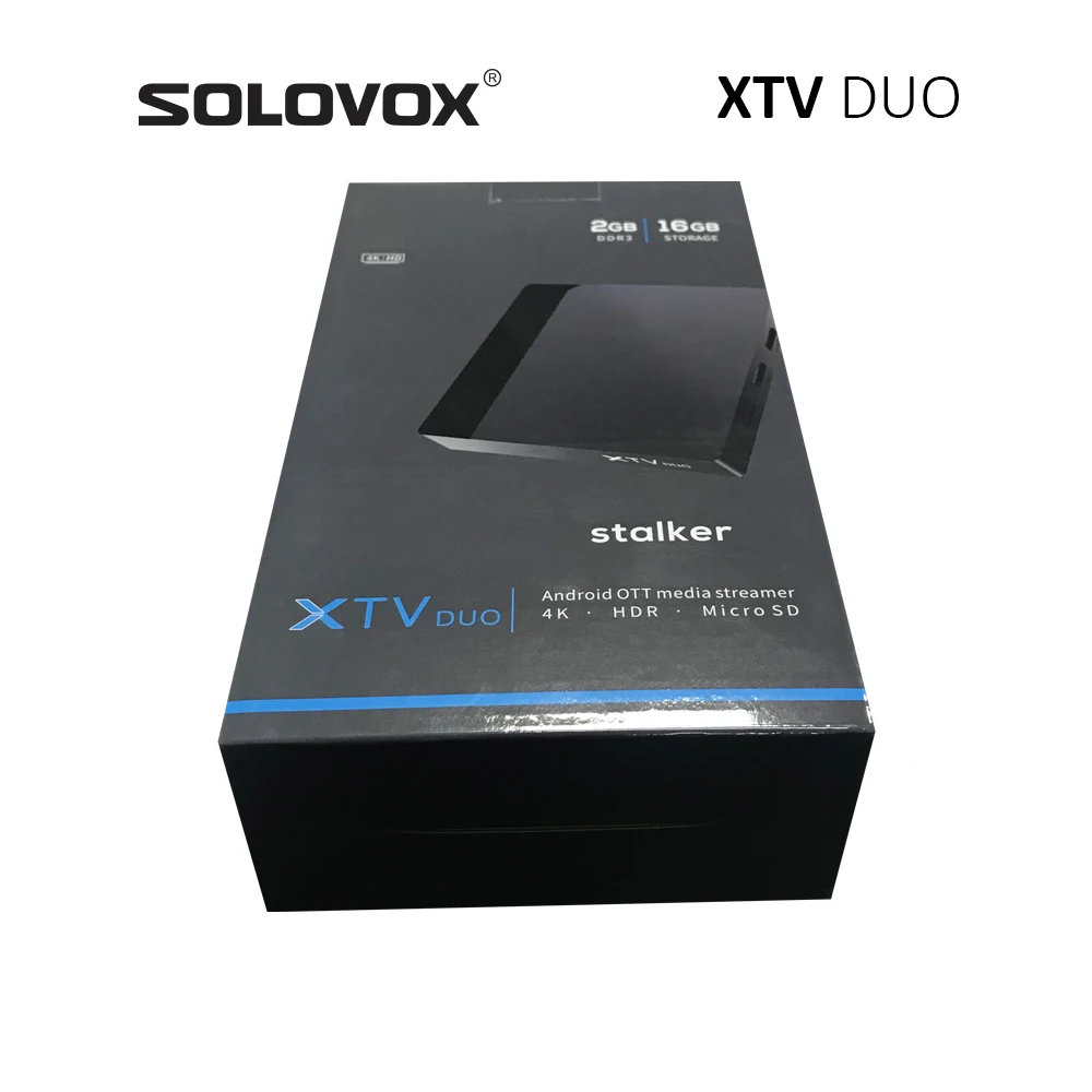 SOLOVOX XTV DUO Android 11 Xtreamcodes استقبال Stalker Live TV BOX 2G 16G S905W2 4K AV1 مشغل الوسائط XTVDuo وحدة فك ترميز البث