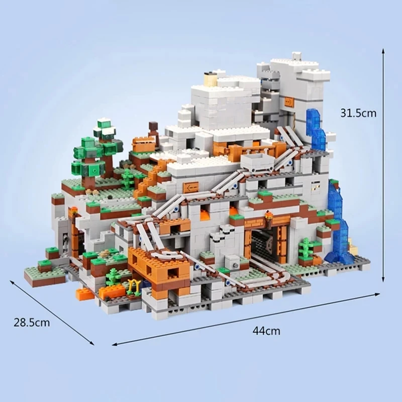 In Stock 76010 The mountain cave Building Blocks Bricks 2688PCS Educational Toys Compatible 21137 Christmas Birthday Gifts