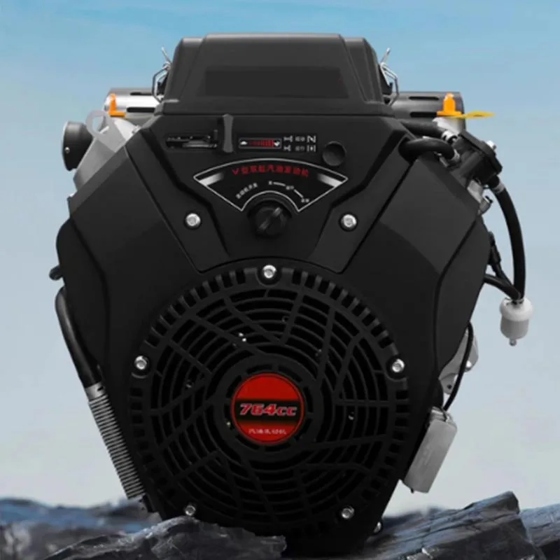 LC2V80FD 4 Stroke Electric Engine 1.8L Capacity Small Twin-Cylinder Internal Combustion Engine 764cc 25HP
