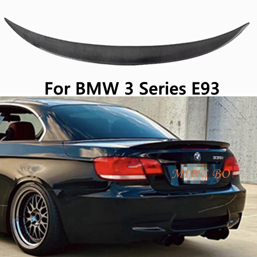 

For BMW 3 Series E93&E93 M3 Convertible P Style Carbon fiber Rear Spoiler Trunk wing 2006-2013 FRP Forged carbon