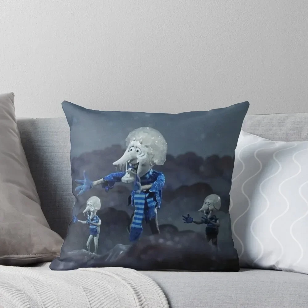 Snow Miser & Mini Mees Throw Pillow Marble Cushion Cover Sofa Cushion sleeping pillows Pillow