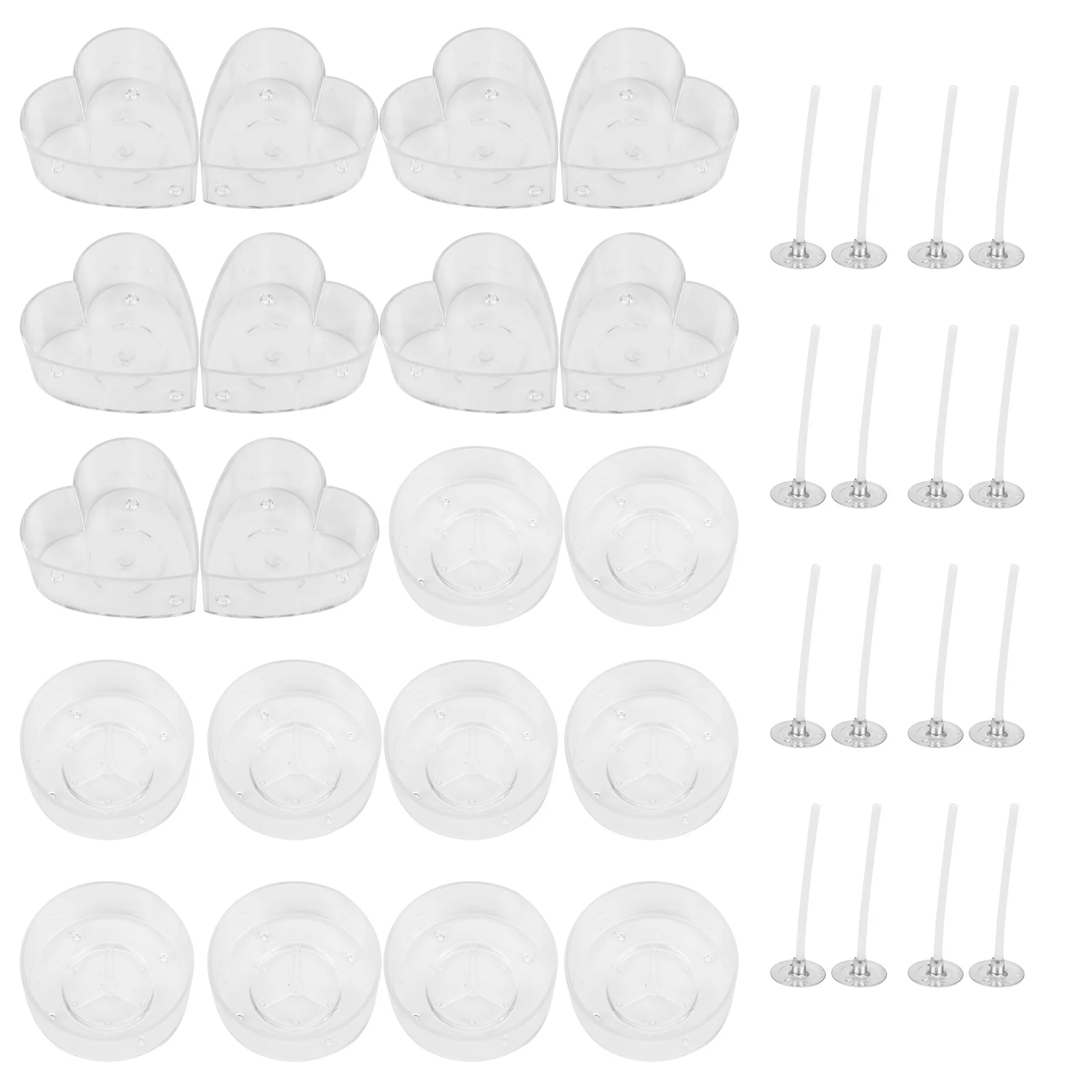 

1 Set Creative Making Kit Durable Diy Molds Smooth Surface Easy Clean Diverse Shapes Gift For Lovers Friends Craft