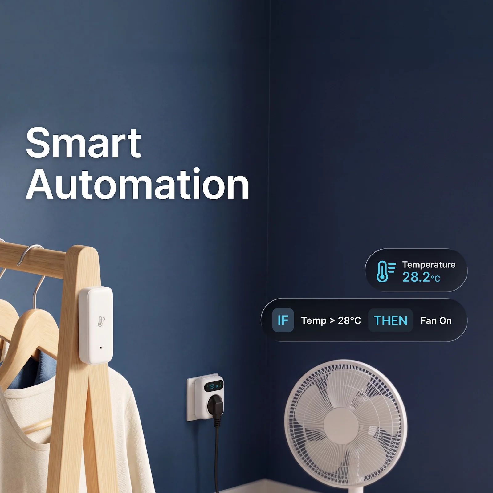 Tuya Smart Zigbee 3.0 Temperature Humidity Sensor App Remote Monitor Thermometer Hygrometer for Smart Life ZHA Zigbee2mqtt Alexa view 5