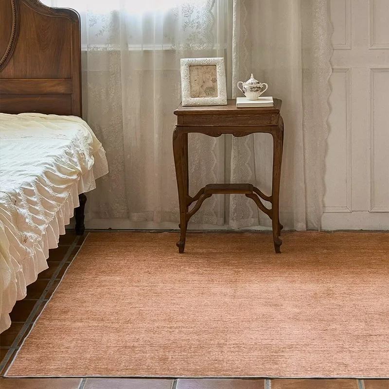 

Bedside Soft Bedroom Mat Fluffy Soft Plush Living Room Carpet Large Area Machine Washable Foldable Rug Vintage Mats 거실 카펫 Ковер