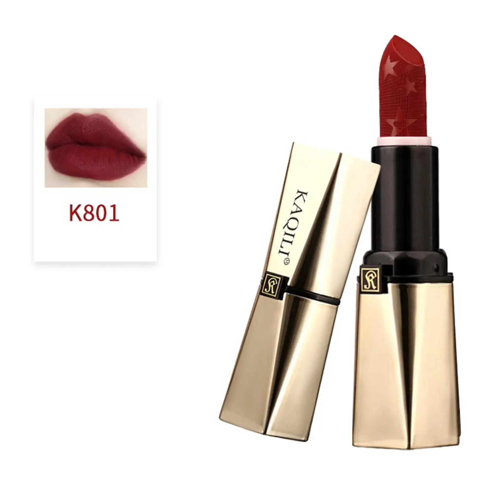 Rossetto opaco impermeabile cremoso lucidalabbra tavolozza di colori duraturo set di trucco per labbra alla moda da donna