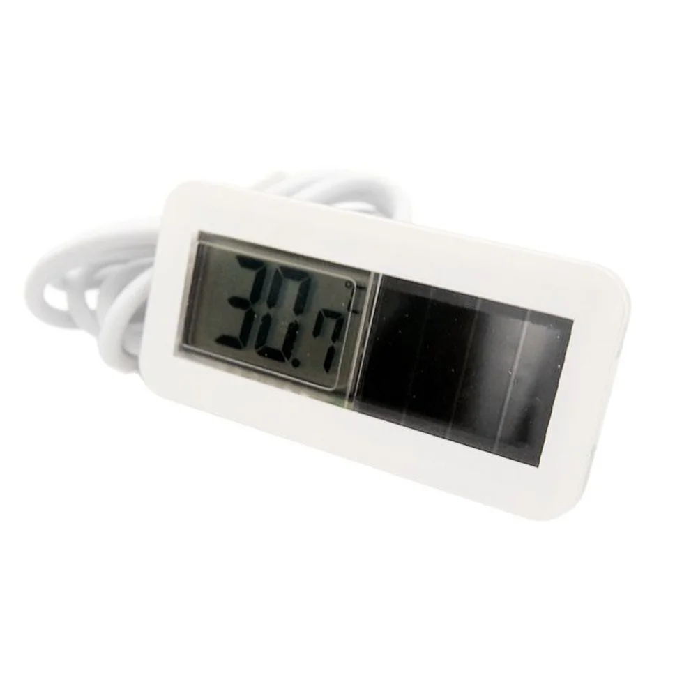 120 Lumens Waterproof Solar FOR Mini Digital Thermometer With Probe For Refrigerator Household Temperature Sensor Cable Dropship