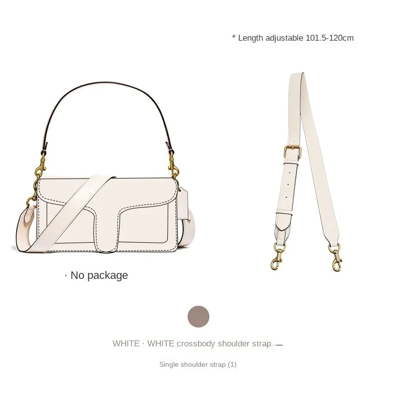 Long Adjustable Leather Bag Strap For Coach Tabby 26 Dionysus Bag Replacing Underarm Shoulder Straps Crossbody Bags Accessories