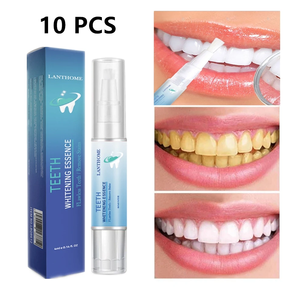 Wholesale/10 pcs Teeth Whitening Pen Oral Hygiene Cleaning Serum Smoke Coffee Tea Stain Removes Plaque Stains Tooth Bleachin