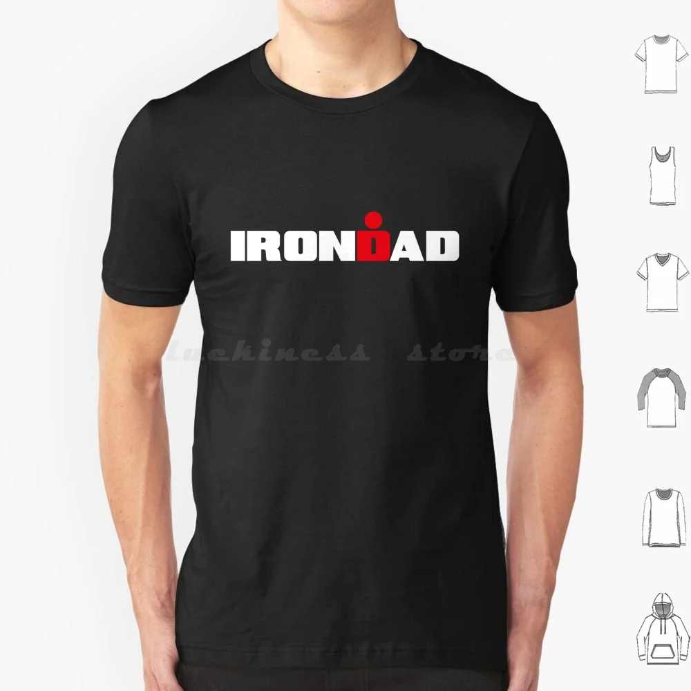 AliExpress wanderballon Irondad , Triathlon Dad , Triathlete Daddy T Shirt Cotton Men Women DIY Print Triathlon Irondad Run Bike Swim Fitness Cycling