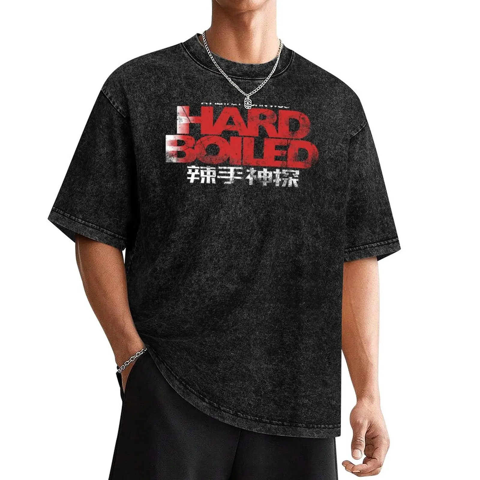 Hard Boiled T-Shirt summer top aesthetic clothes cheap stuff blanks Men's t shirts