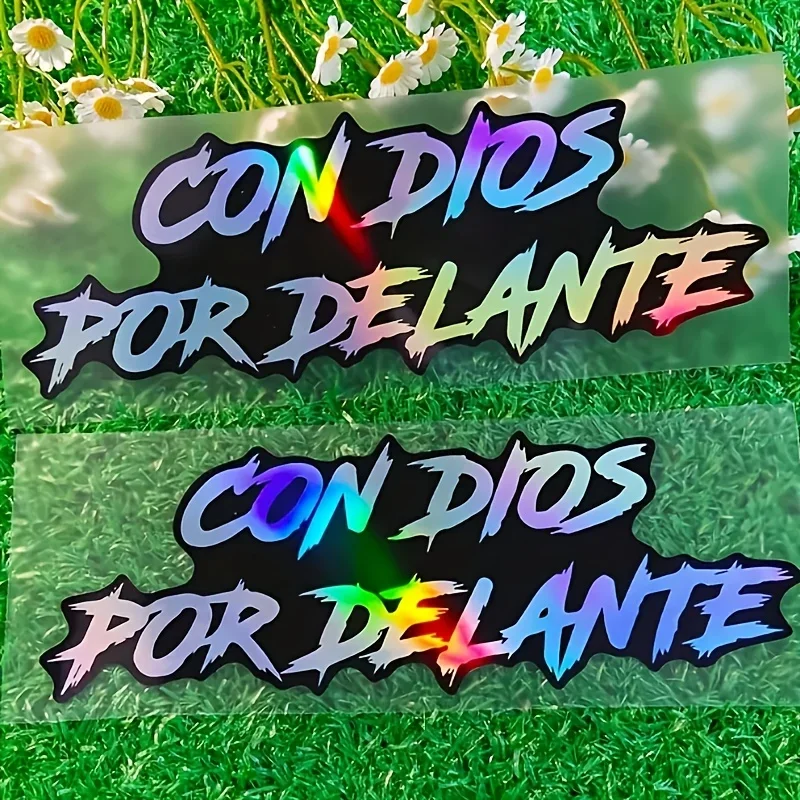 

1PC God in the Front Motorcycle Sticker Decoration Religious Theme, for Motorcycle Body, Fuel Tank, Car Decoration